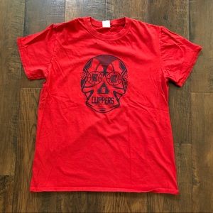 LA CLIPPERS red tee shirt